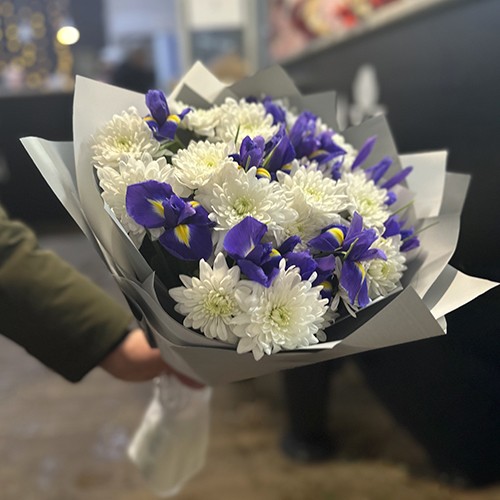 Букет цветов "Звездная ночь"